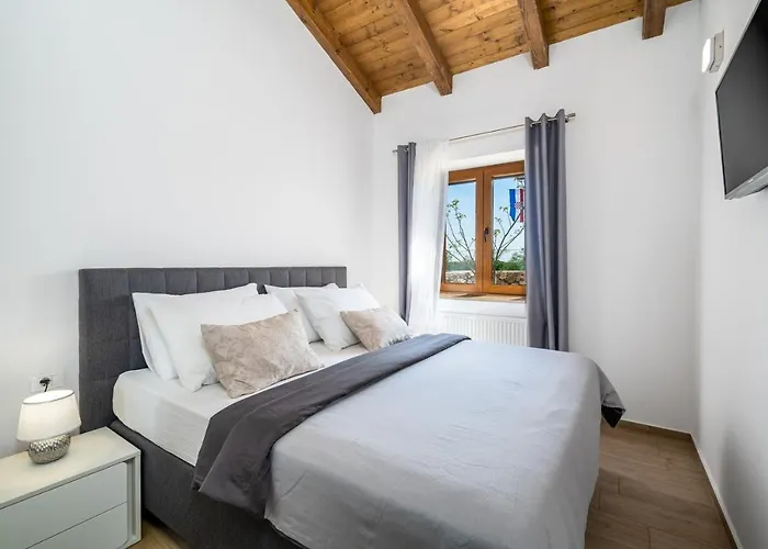 Promina Luxury With 72sqm Heated Pool, Jacuzzi, Infrared Sauna, Tennis Court, Media Villa Bogatić